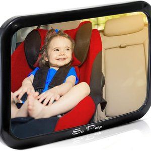 Shatterproof So Peep Baby Safety Mirror Adjustable
